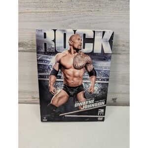 Dwayne The Rock Johnson DVD One Size WWE Wrestling 3 Disc Multi-Color Set